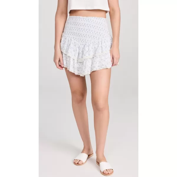 LoveShackFancy Womens Stone SkirtCalm Waters