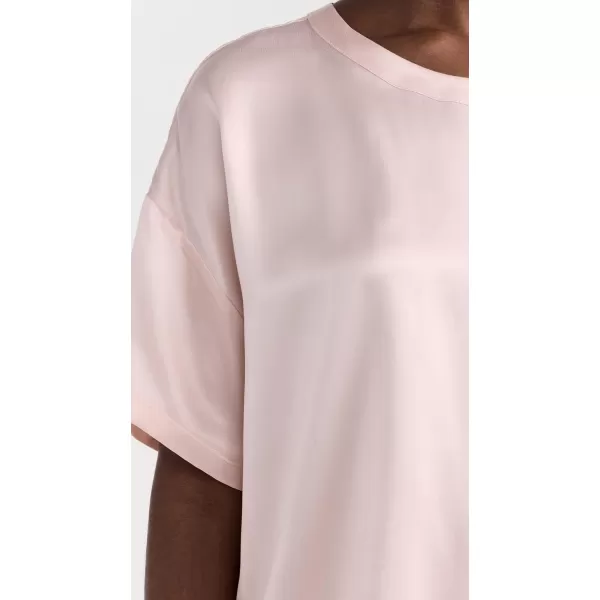 Lunya Womens Washable Silk Tee SetFrosted Rose