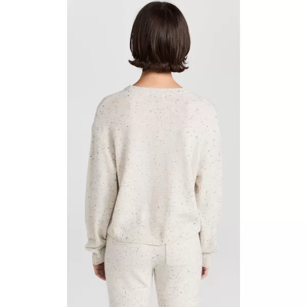 MONROW Womens Neps Cashmere SweaterAsh