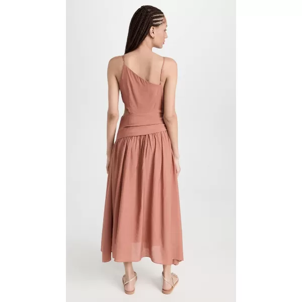 MOON RIVER Womens Cutout DressTerracotta