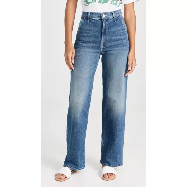 MOTHER Womens High Waisted Spinner Skimp JeansFlashback