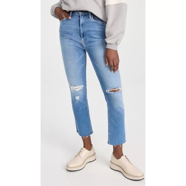 MOTHER Womens Rider Ankle Fray JeansParty Like a Pirate