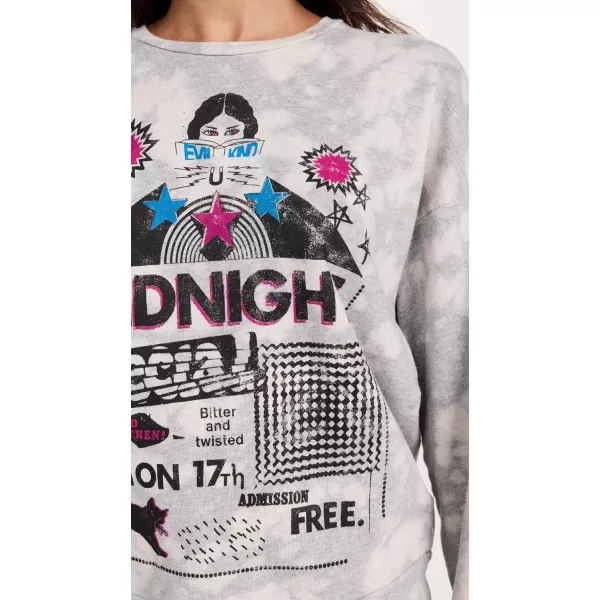 MOTHER Womens The Drop Square SweatshirtMidnight Special