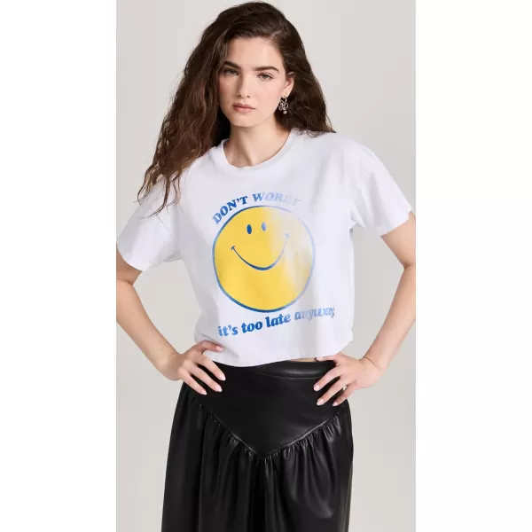 MOTHER Womens The Grab Bag Crop TeeDont Worry