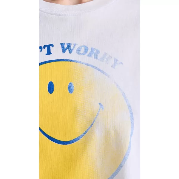 MOTHER Womens The Grab Bag Crop TeeDont Worry