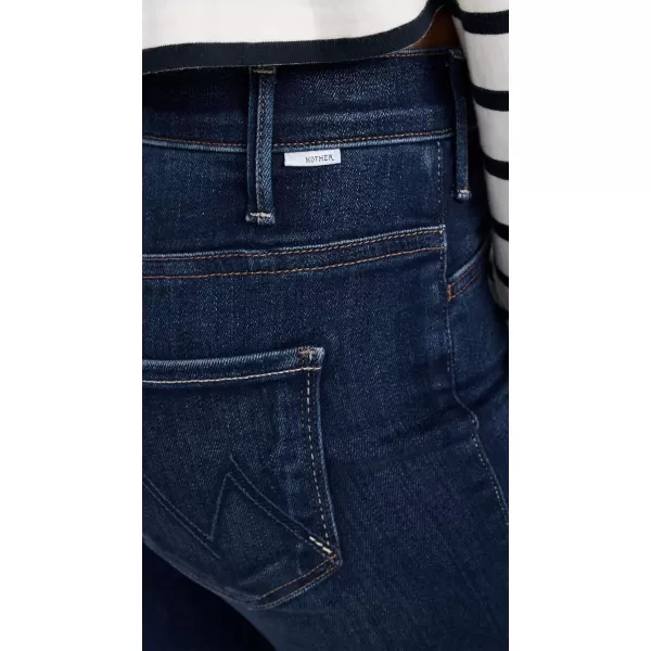 MOTHER Womens The Hustler Ankle Fray JeansBlue