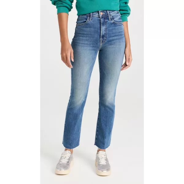 MOTHER Womens The Hustler Ankle Fray JeansHealing Jar