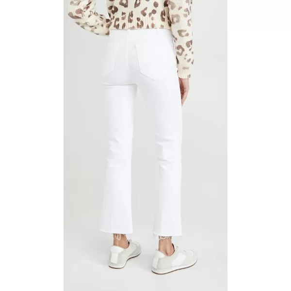 MOTHER Womens The Hustler Ankle Fray JeansWhite