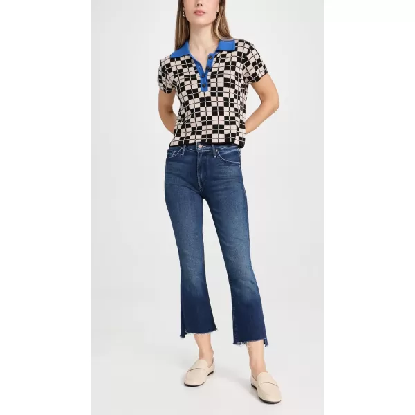 MOTHER Womens The Insider Crop Step Fray JeansSake to Me