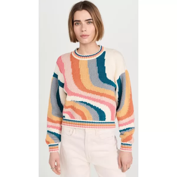 MOTHER Womens The Itsy Crop SweaterHypnotize Me