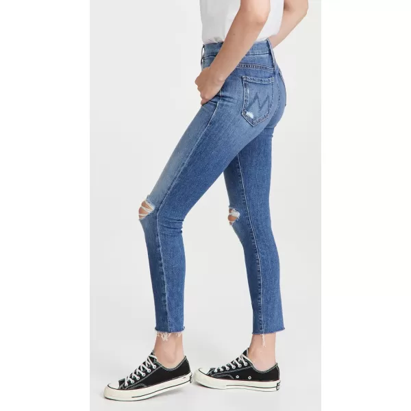 MOTHER Womens The Looker Ankle Fray JeansNot Cut amp Pasted