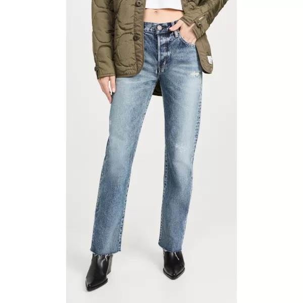 MOUSSY VINTAGE Womens MV Sundown Straight JeansBlue