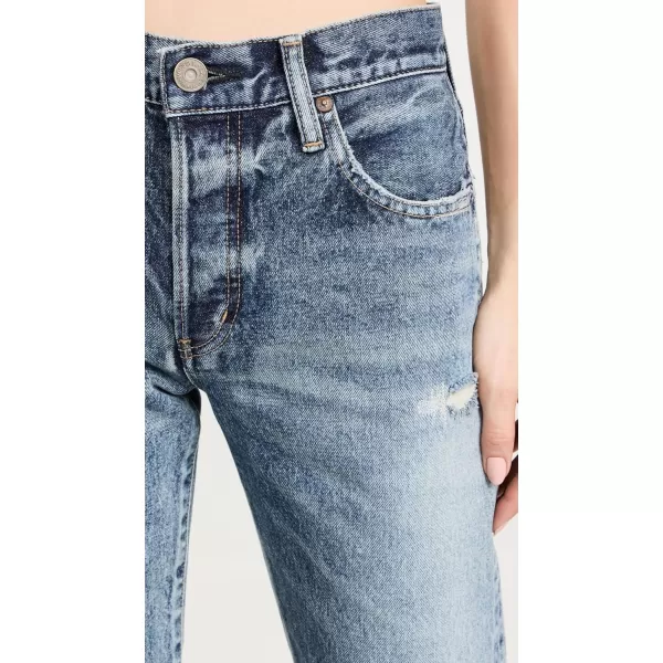 MOUSSY VINTAGE Womens MV Sundown Straight JeansBlue