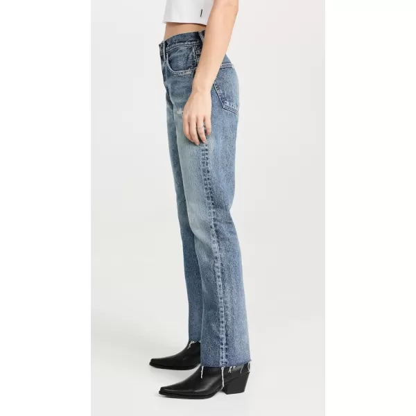 MOUSSY VINTAGE Womens MV Sundown Straight JeansBlue