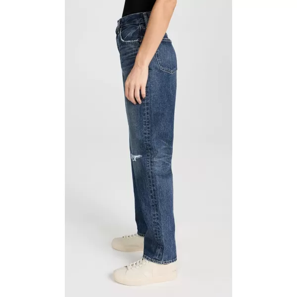 MOUSSY VINTAGE Womens MV Widtsoe Wide Straight JeansBlue