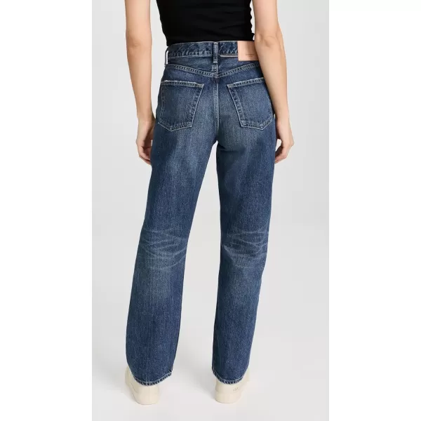 MOUSSY VINTAGE Womens MV Widtsoe Wide Straight JeansBlue