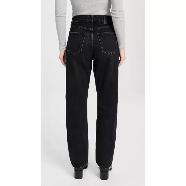 MOUSSY VINTAGE Womens My Murrieta Wide Straight JeansBlack