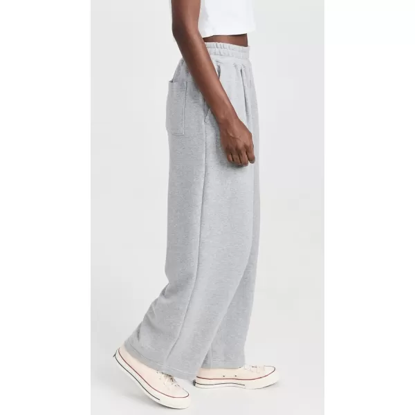 MWL by Madewell Womens Terry Oversized SweatpantsHeather Gym Class Grey