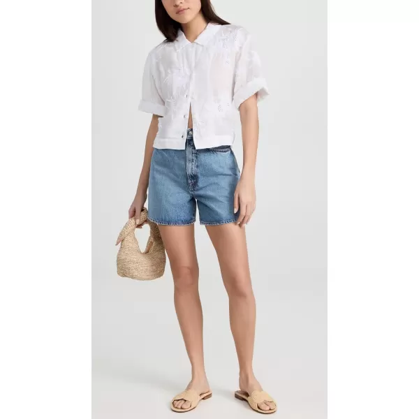 Made in Tomboy Womens Aisha ShortsLight Blue