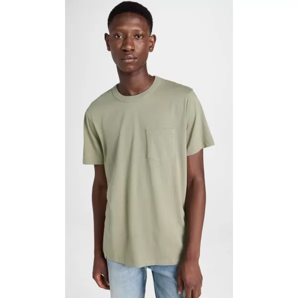 Madewell Mens All Day Crewneck Pocket TeeWeathered Sage