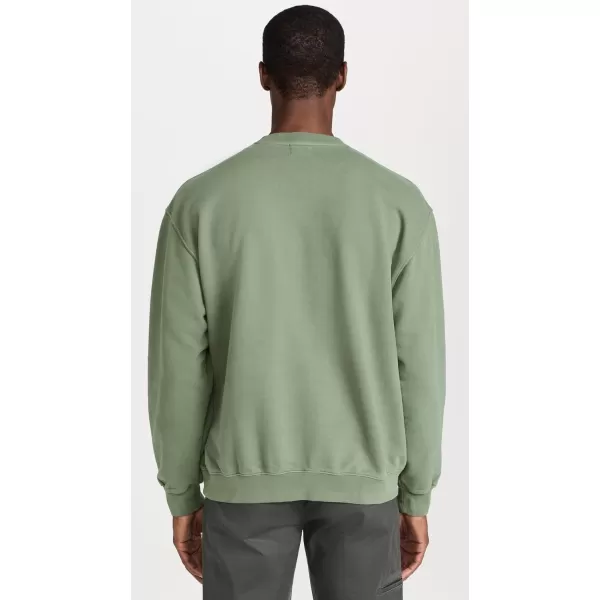 Madewell Mens Brushed Terry Crewneck SweatshirtWeathered Sage