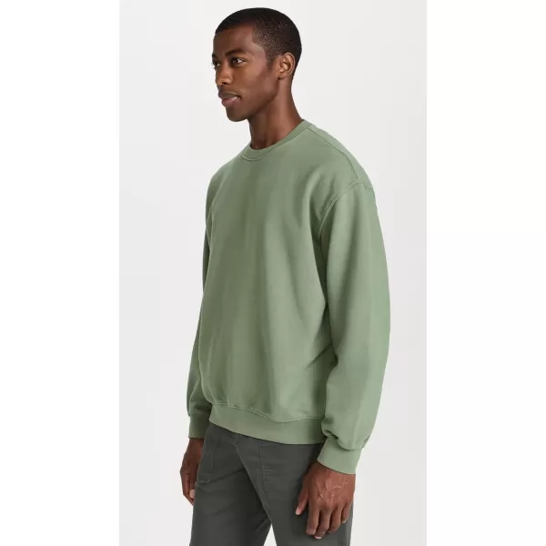 Madewell Mens Brushed Terry Crewneck SweatshirtWeathered Sage