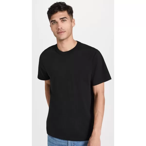 Madewell Mens GarmentDyed Allday Crew Neck TeeTrue Black