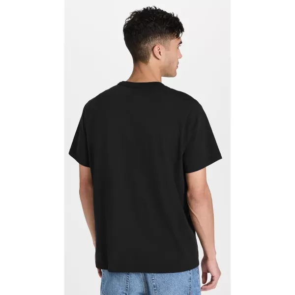 Madewell Mens GarmentDyed Allday Crew Neck TeeTrue Black