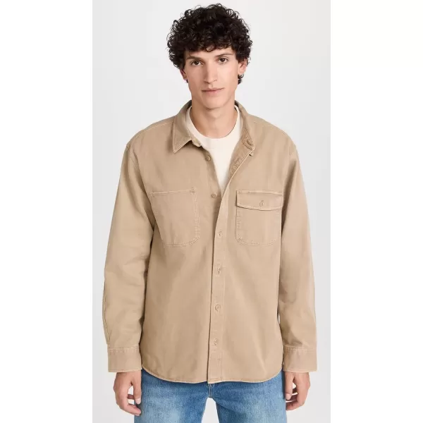 Madewell Mens GarmentDyed Work ShirtDriftwood