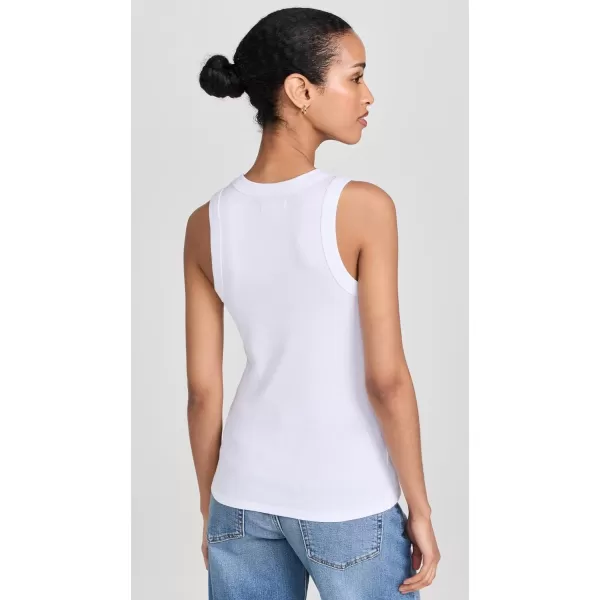 Madewell Womens Brightside Cutaway TankEyelet White