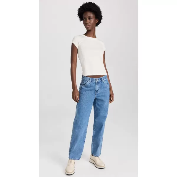 Madewell Womens Brightside TeeEyelet White