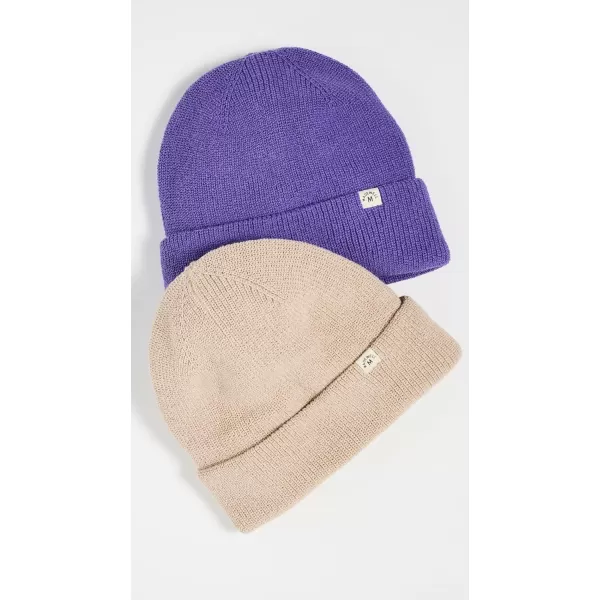 Madewell Womens Cotton Cuffed BeanieAcademy Purple