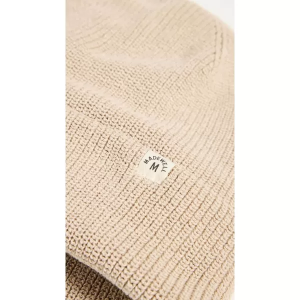 Madewell Womens Cotton Cuffed BeanieWet Sand