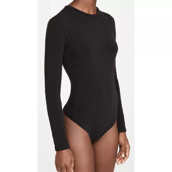 Madewell Womens Crewneck Thong BodysuitTrue Black