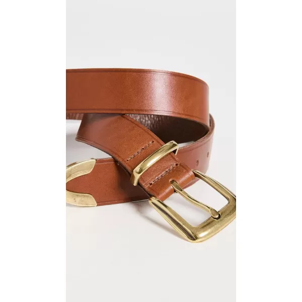 Madewell Womens Leather Western BeltEnglish Saddle