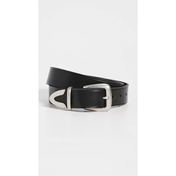 Madewell Womens Leather Western BeltTrue Black