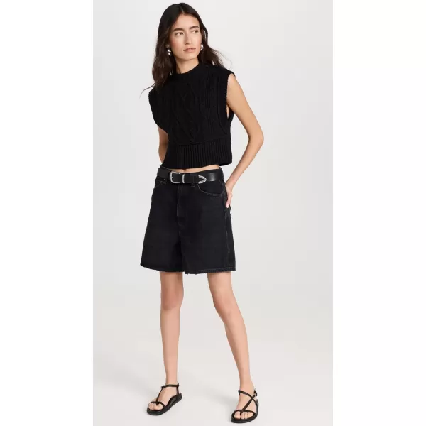 Madewell Womens Leather Western BeltTrue Black