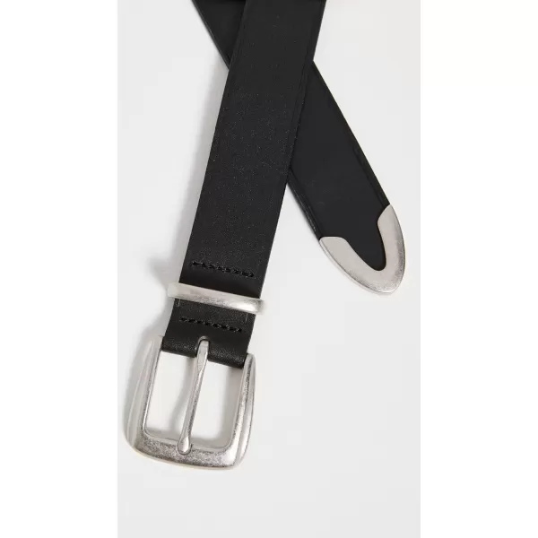 Madewell Womens Leather Western BeltTrue Black