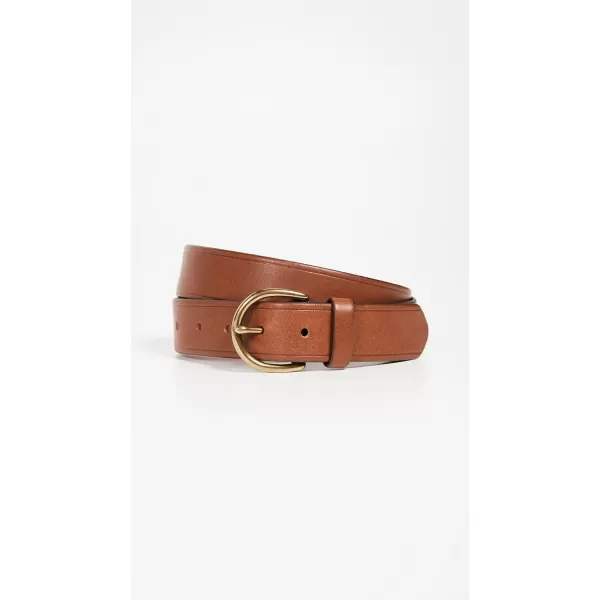 Madewell Womens Medium Perfect Leather BeltPecan