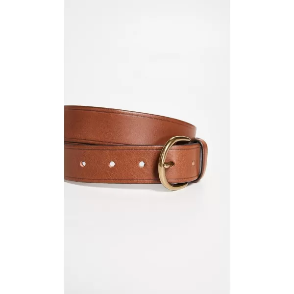 Madewell Womens Medium Perfect Leather BeltPecan