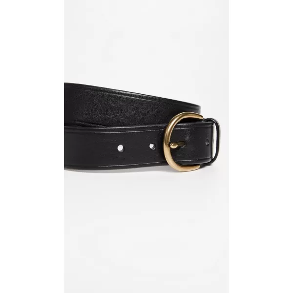 Madewell Womens Medium Perfect Leather BeltTrue Black