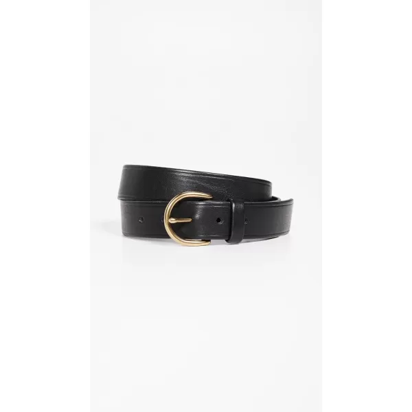 Madewell Womens Medium Perfect Leather BeltTrue Black