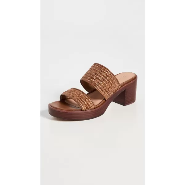 Madewell Womens Odin Double Strap Platform SandalsDried Maple