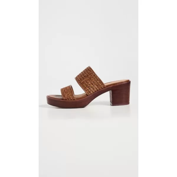 Madewell Womens Odin Double Strap Platform SandalsDried Maple