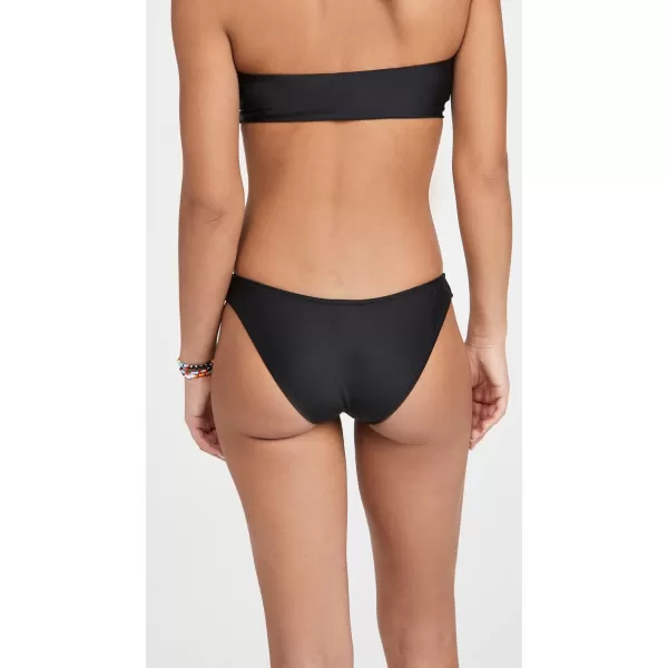 Madewell Womens Second Wave CurvedWaist Bikini BottomsTrue Black