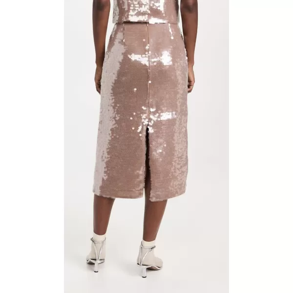 Madewell Womens Sequin Embellished Midi SkirtFallen Timber