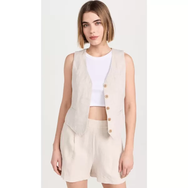 Madewell Womens SingleBreasted VestNatural Undyed