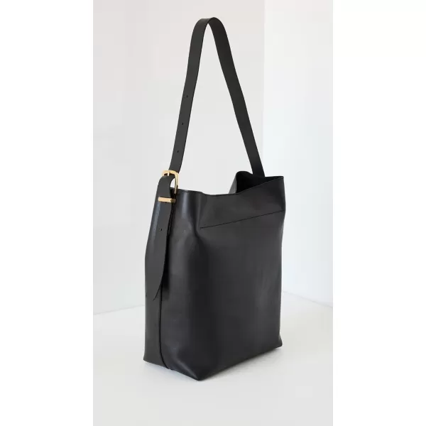 Madewell Womens The Essential Bucket Tote in Leather True Black One SizeMadewell Womens The Essential Bucket Tote in Leather True Black One Size