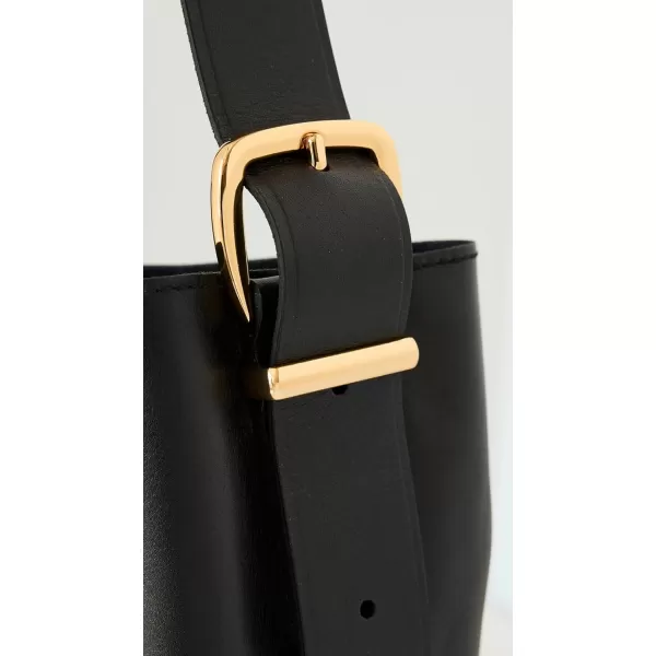 Madewell Womens The Essential Bucket Tote in Leather True Black One SizeMadewell Womens The Essential Bucket Tote in Leather True Black One Size