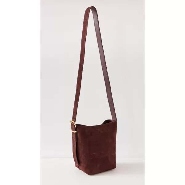 Madewell Womens The Essential Mini Bucket Tote in SuedeChocolate Raisin Suede